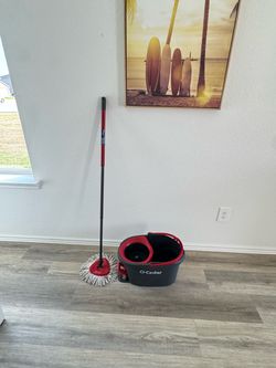 O-Cedar Spin Mop and Bucket Set  Juego de fregona giratoria y cubo O-Cedar