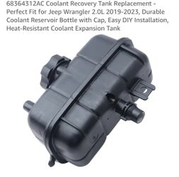 Jeep Wrangler Coolant Reservoir Tank For Year 2019-2024