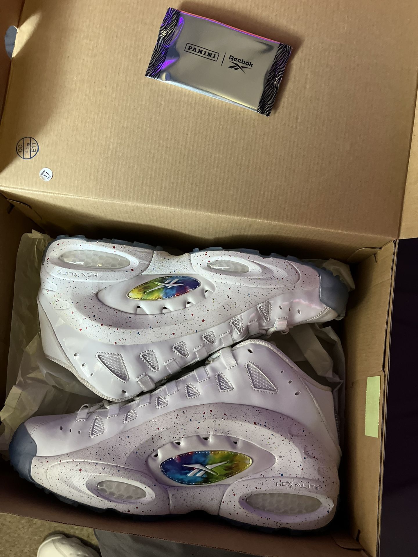Reebok EM22 Limited Edition panini Prizm Size 12.5