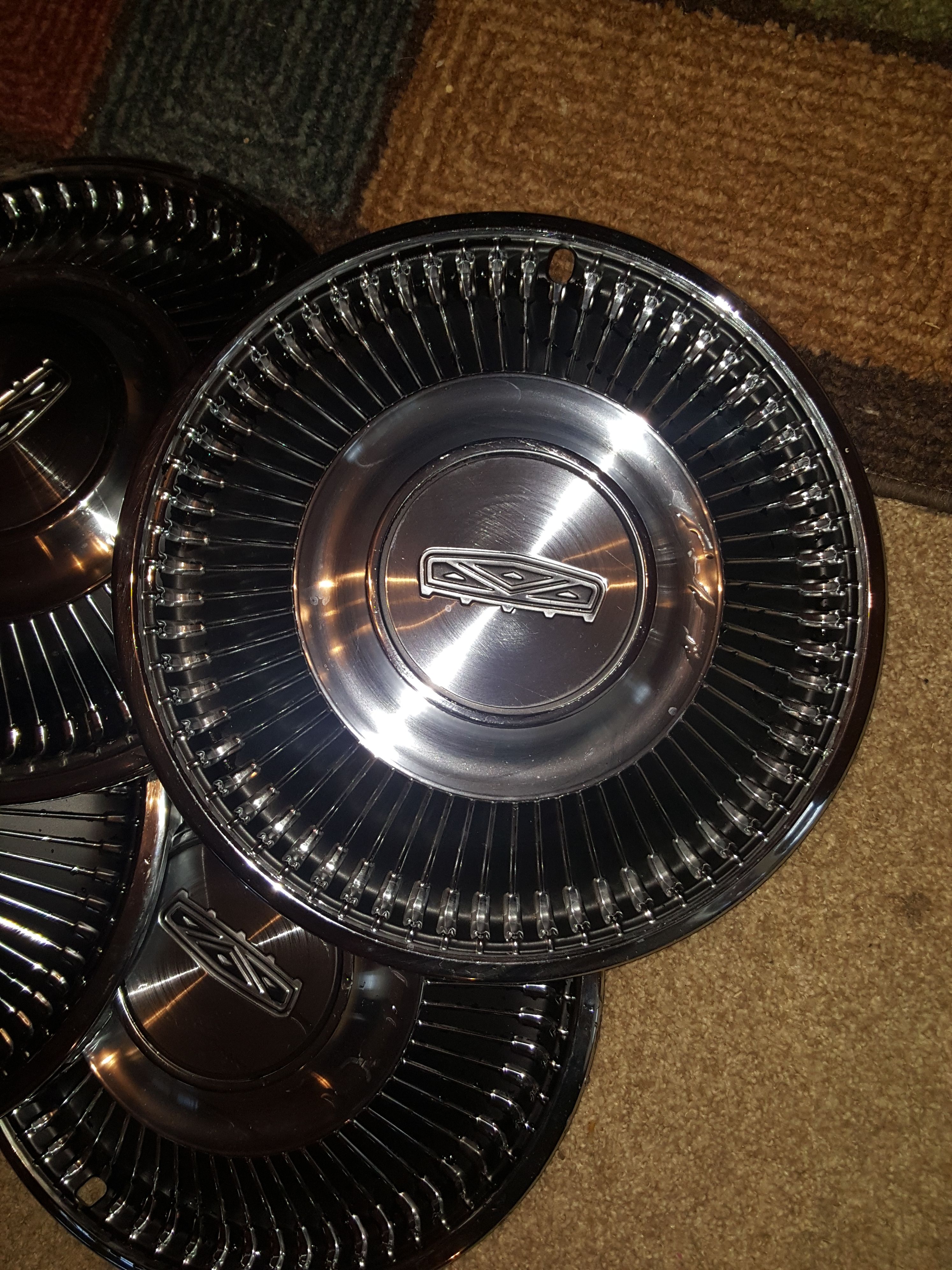 1960's ford hubcaps