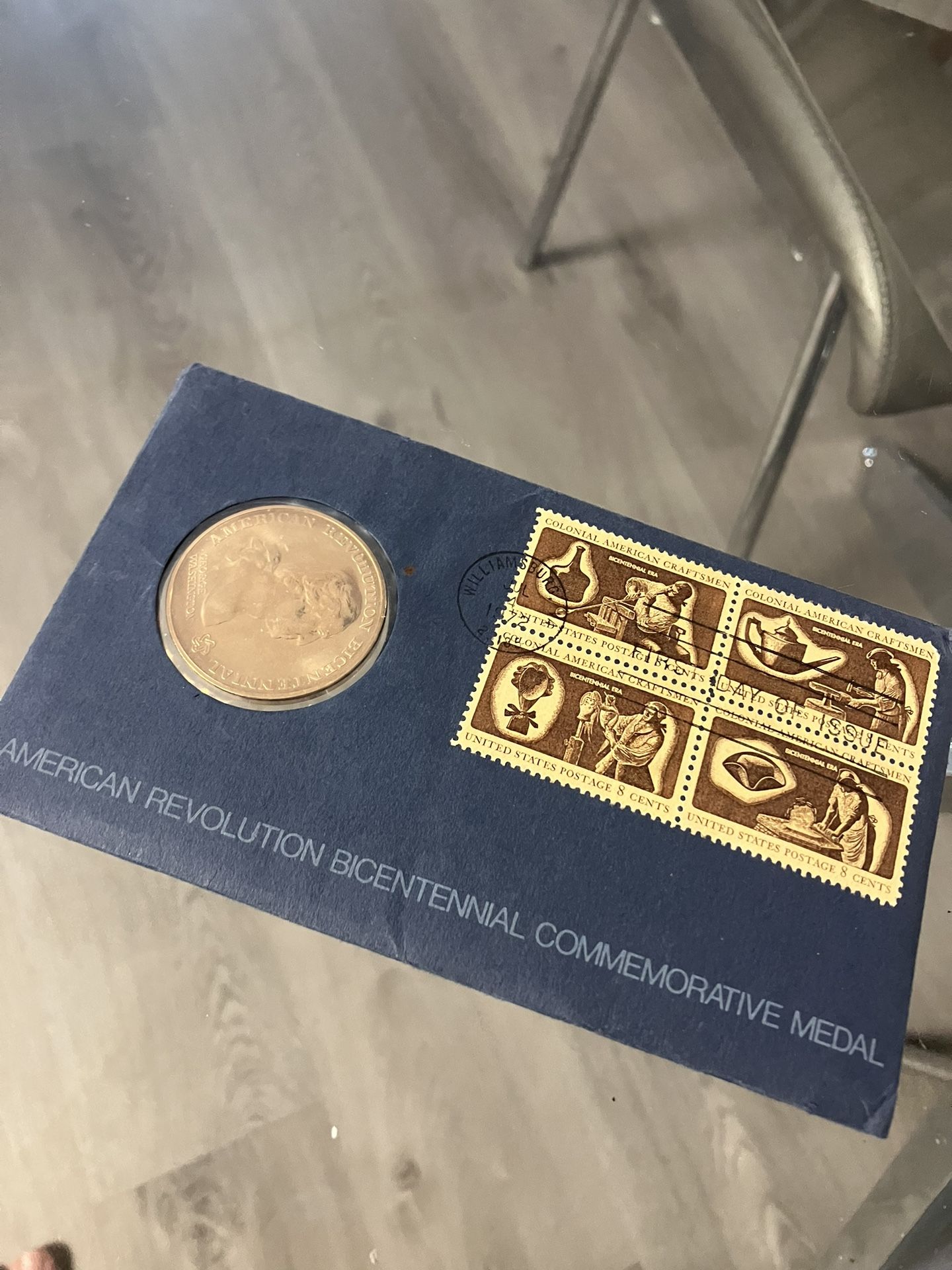 1972 bicentennial commemorative medal