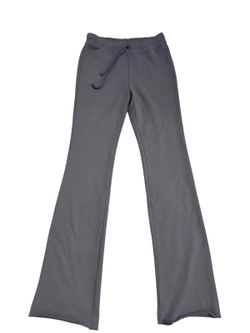 Skims French Terry Flare Pants Medium Charcoal Gray Womens