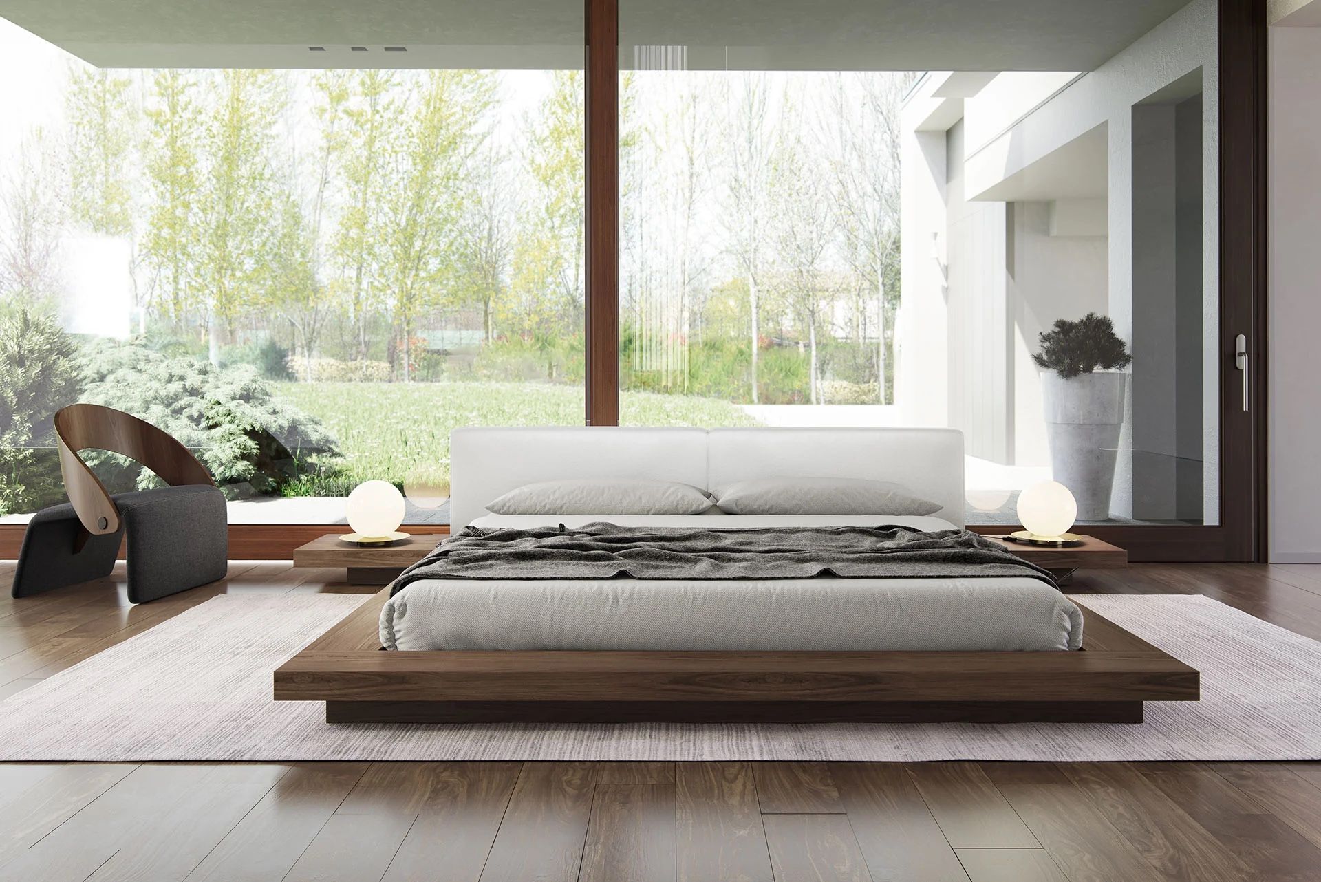 MODLOFT WORTH BED - Wood Platform Bed