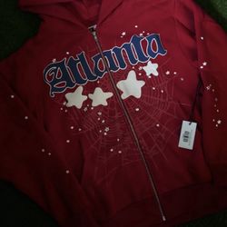 BRAND NEW LARGE SPIDER HOODIE