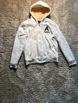 Aeropostale Zip-Up Hoodie Sherpa Lined