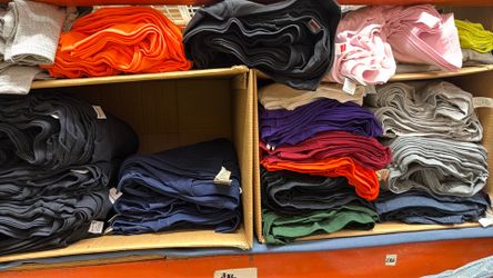 Big size tees different colors