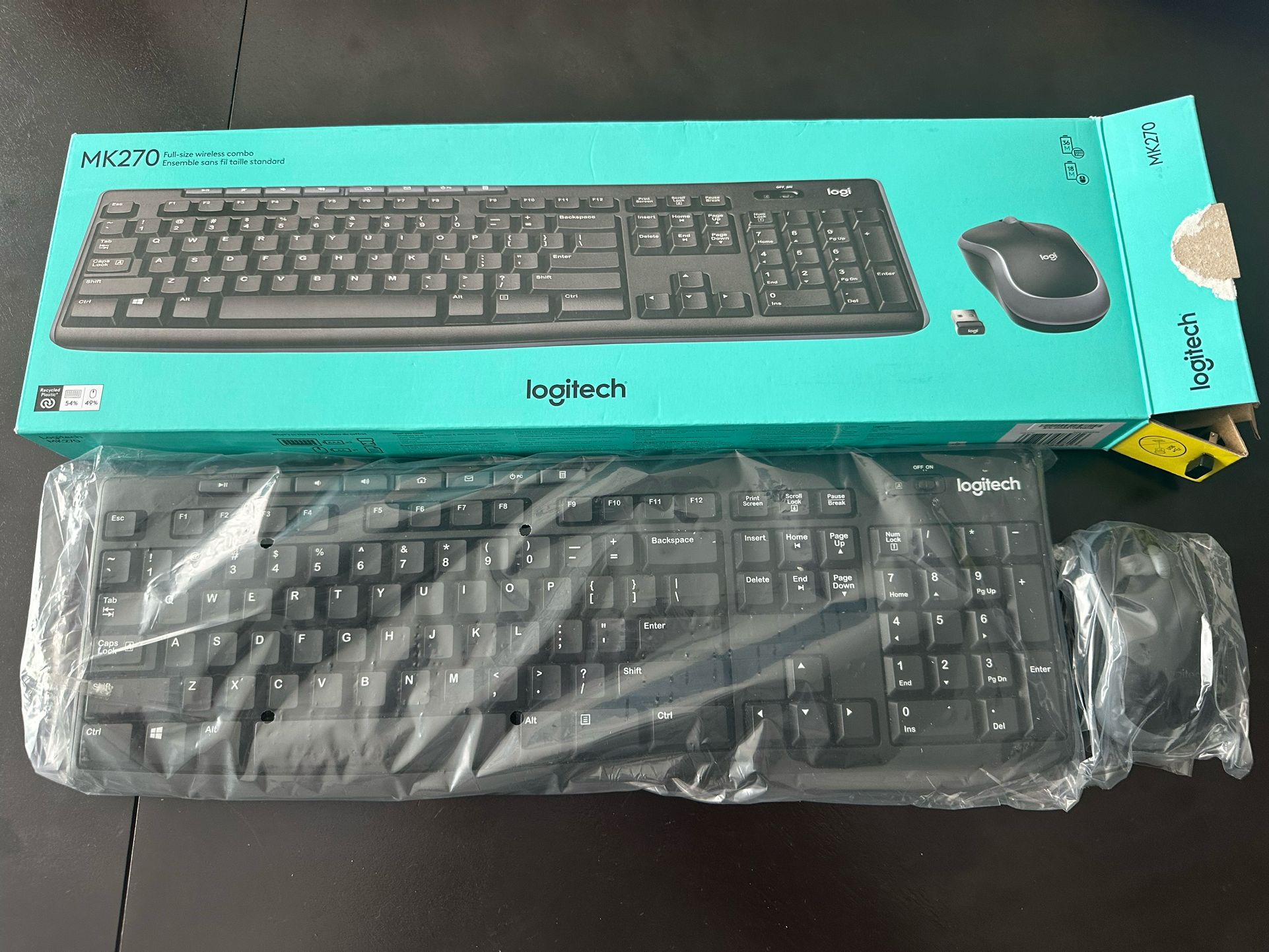 Logitech Wireless Keyboard and Mouse Combo