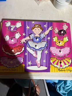 Wooden puzzle dress up