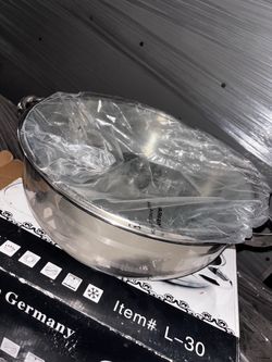 Stainless Steel Oval Roasting Pan with Lid