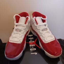 Jordan 11 Red and white 