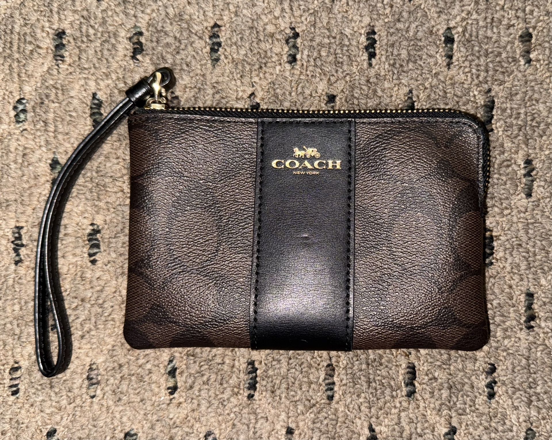 Dark Brown Coach Wallet