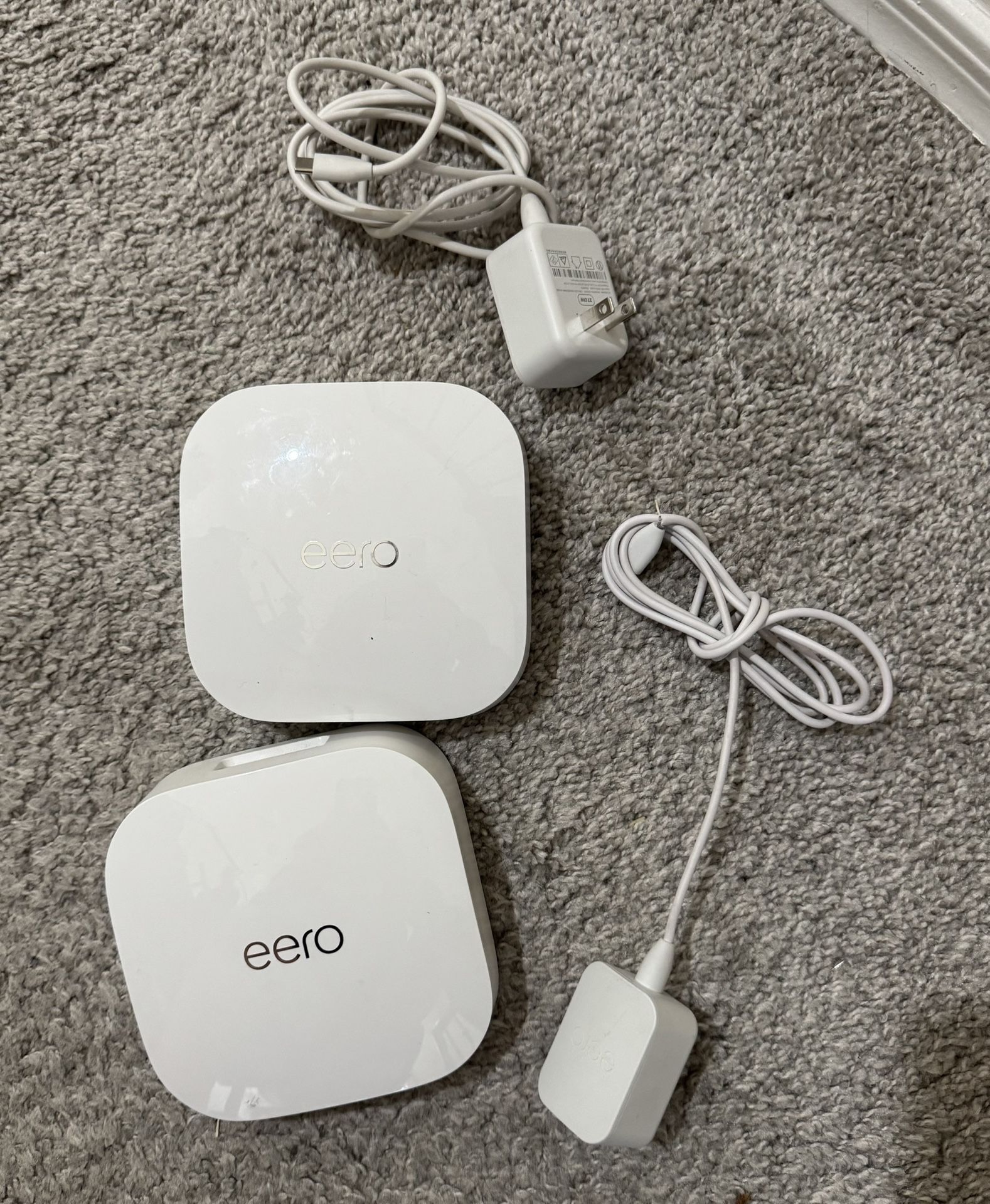 Two Eero Pro 6e Units