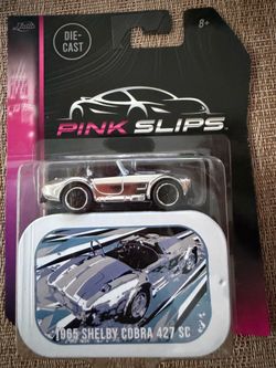 Jada pink slips 1:64 Diecast 1965 ford Shelby cobra silver rare 427 SC new