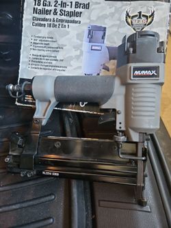 NuMax 18 Gauge 2-in-1 Brad Nailer & Stapler