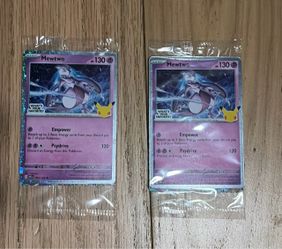 Sealed “what’s your favorite” Mewto 30th Promo cards
