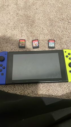nintendo switch with games