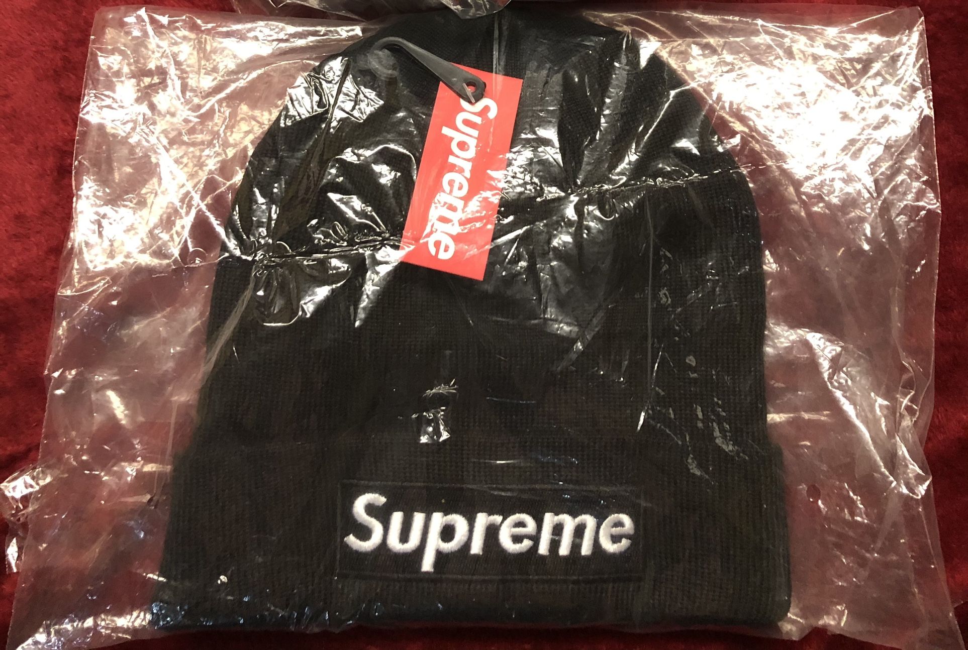 Brand New Still In the Plastic Supreme Beanie