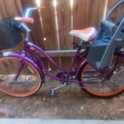 Schwinn Women Bike With Child Seat 💺 