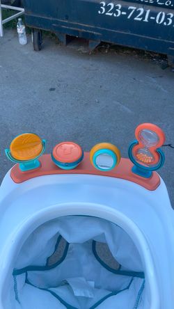 Baby Seat with wheels and Toy Bar