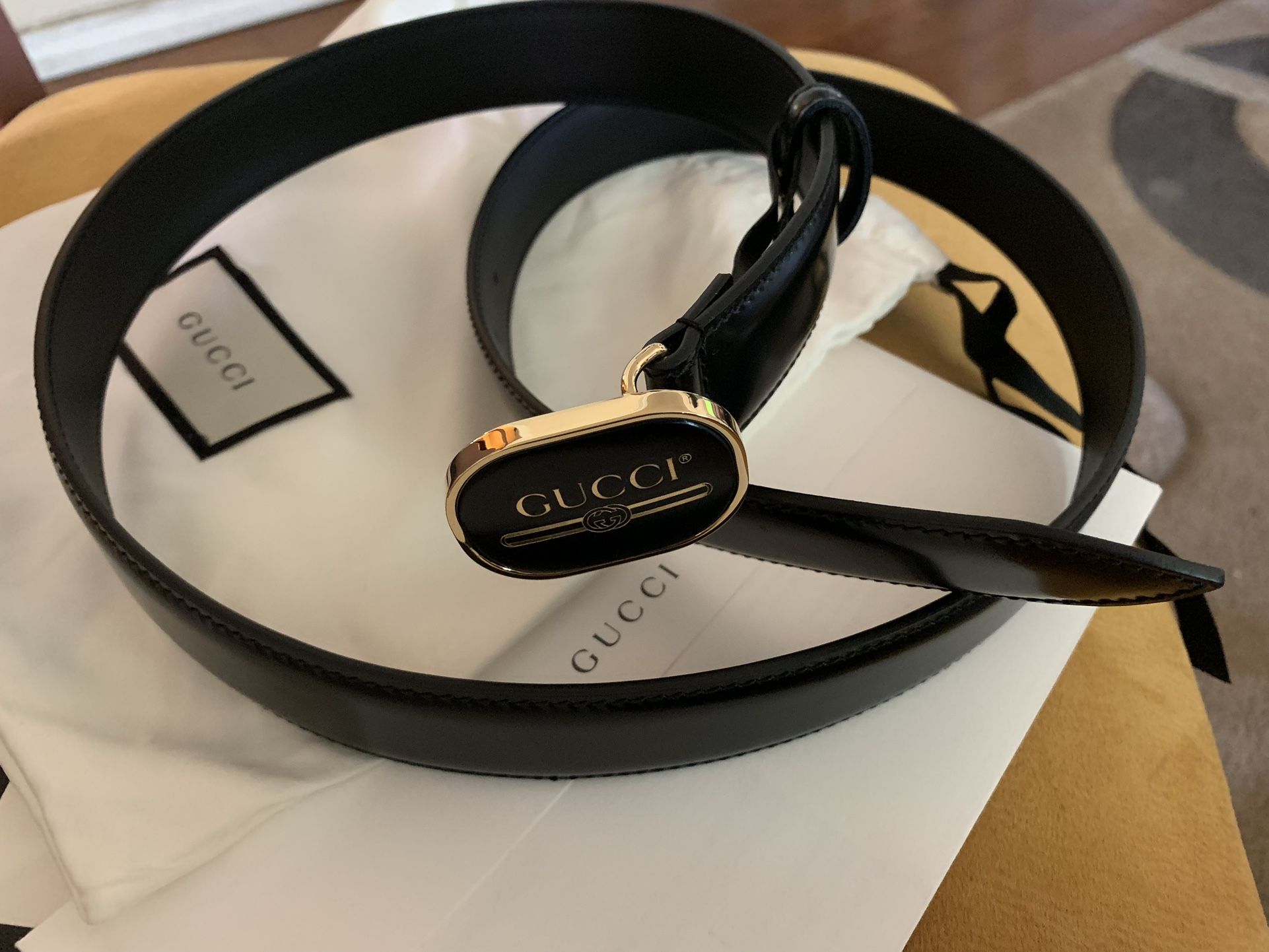 Gucci Leather Belt And Matching Wallet