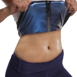 Waist Trainer for Women Shaper Sauna Sweat Belt (S)