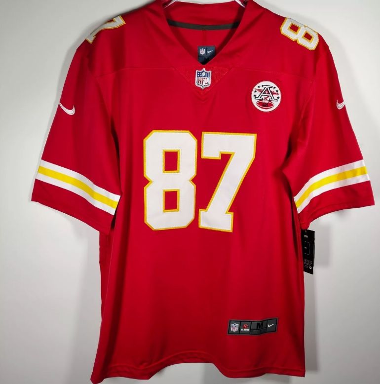 Kansas City Chiefs Red Jersey Kelce 87 (Superbowl  Jersyes ) 