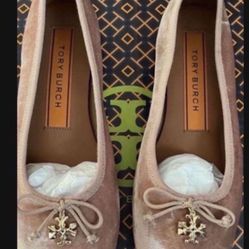 Tory Burch Sz Women's Charm Blush Ballet Slip-on SIZE 6 Shoes NEW (No Box) I do provide a Tory Burch shopping bag Pick up location in the city of pico