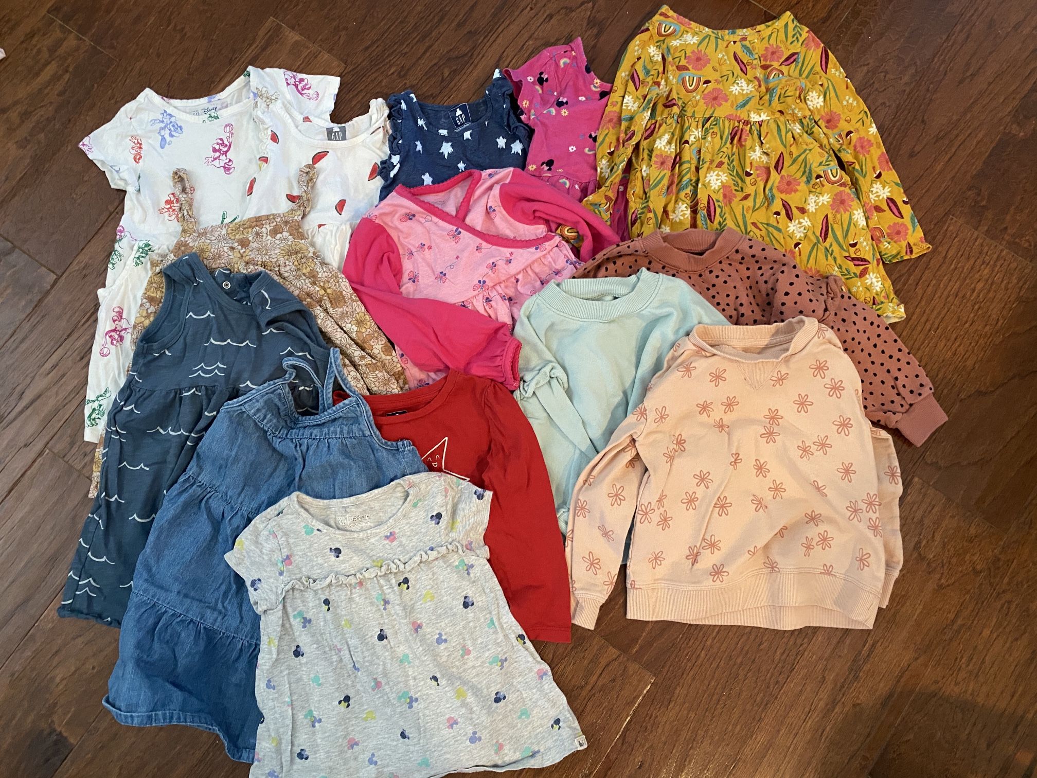 3T Toddler Girl Organic Cotton Clothing Clothes Dresses Shirts Sweatshirts