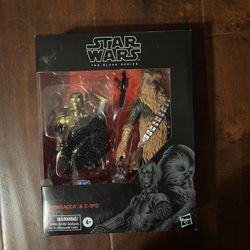 Star Wars The Black Series: Chewbacca & C-3PO (Cloud City Capture) - Complete in Box