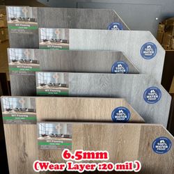 Affordable Vinyl Flooring And Baseboard 