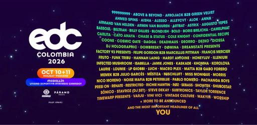 (1) Two Day VIP EDC Colombia Ticket