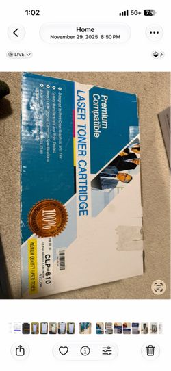Premium Compatible CLP-610 Yellow Laser Toner Cartridge
