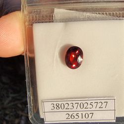Spessartite Garnet Faceted Gemstone