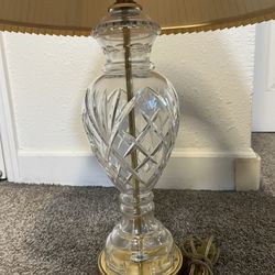 Crystal Table Lamp with Shade