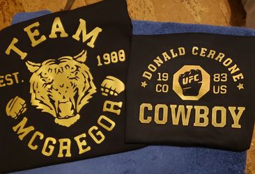 Ufc shirts McGregor vs cowboy