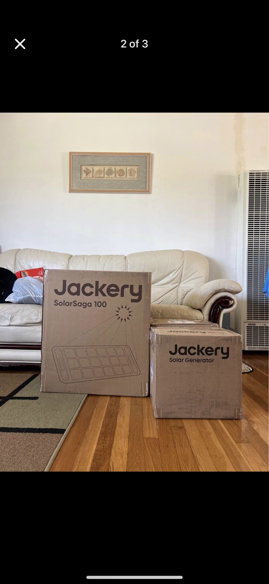 Jackery 1000 V With Solar Saga Mini 100 Brand New 