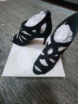 NEW - Style & Co Black Suede Heels