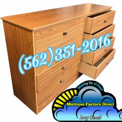 Eight Drawer Oak Chest Compressed Wood Cajonera Comoda