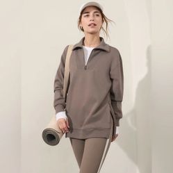 Athleta - NEW Cozy Karma 1/2 Zip Sweatshirt - Size XS