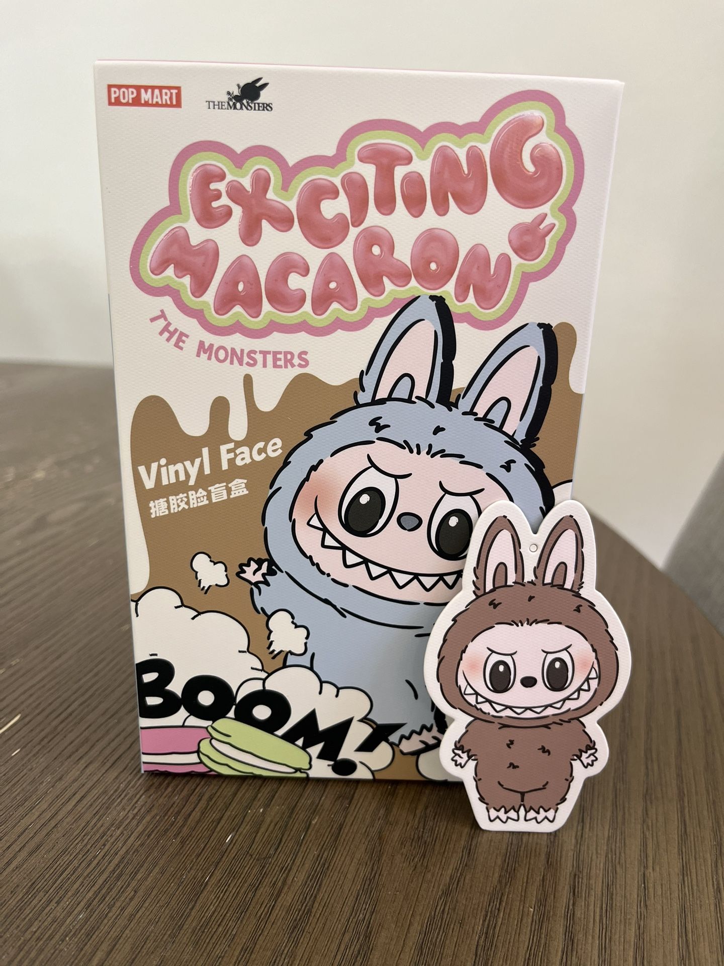 AUTHENTIC, POP MART LABUBU The Monsters Exciting Macaron - Toffee (US)