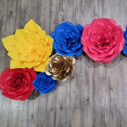 Colorful Paper Flowers 