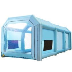 VEVOR Inflatable Paint Booth 38ft Long  Spray Painting Booth With Air Filter System 