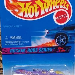 Hotwheels Rockin Rod Series Red Hot Roller Car Race Purple 