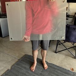 Frosted Glass Dry Erase Board
