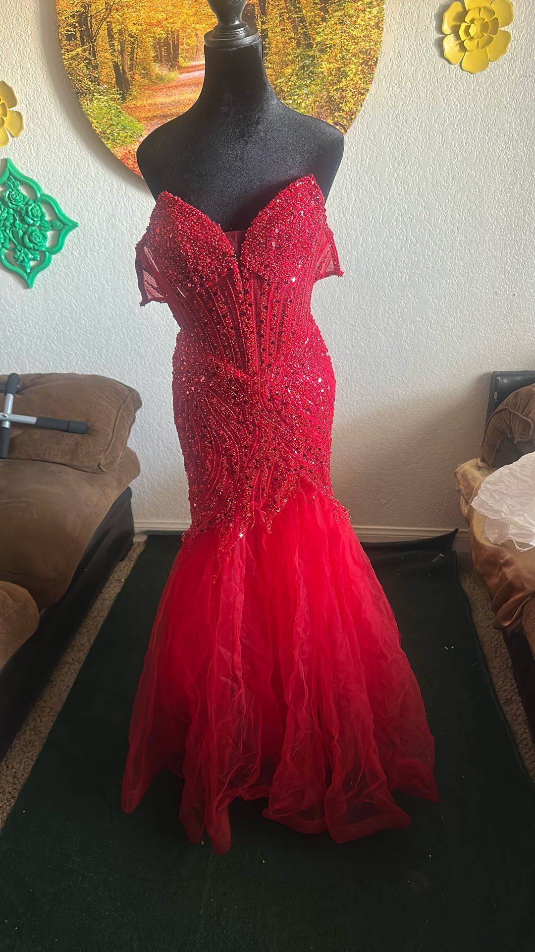 Red Gown