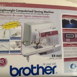 Brother Sewing Machine New Ex-660