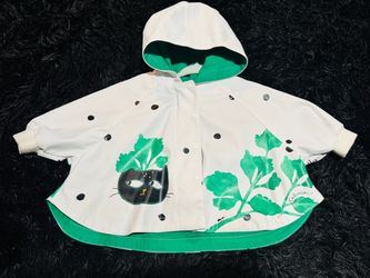 Catimini Kids Hooded Rain Poncho Jacket