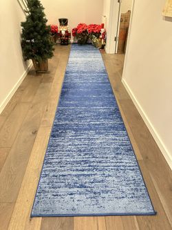 Blue Runner Rug 2’6x5’9