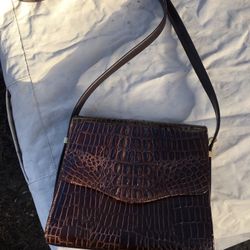 Nice Hard Leather Crossbody Purse Only $20 Firm