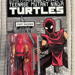 TMNT Foot Soldier ReAction Super 7 Figure